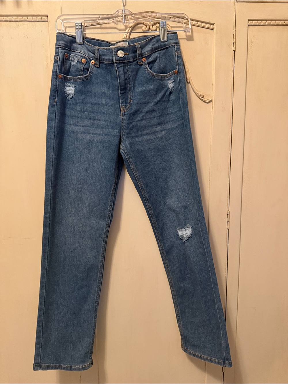 Levi's Midwash Straight-Leg Jeans with Light Distress